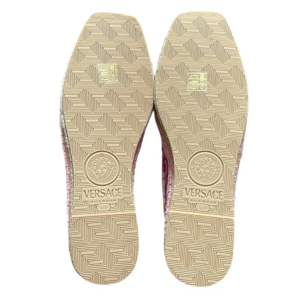 Versace Allover Logo espadrilles 7.5